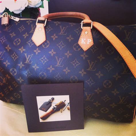 louis vuitton hot stamping in store|Louis Vuitton personalized bag.